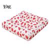 Comfortable Floor Pillow for Tatami Modern Stylish Chair Cushion, Ultra Soft Square Geometric or High-elastic PP Cotton Office Pad Plant Prints,