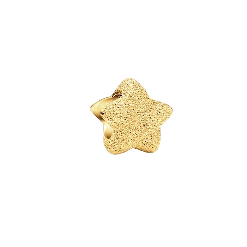 Sparking Gold Plated Charm Beads Dangle Original Snake Fit Copper Bracelet Necklace Beads For Diy Jewelry Women Gift