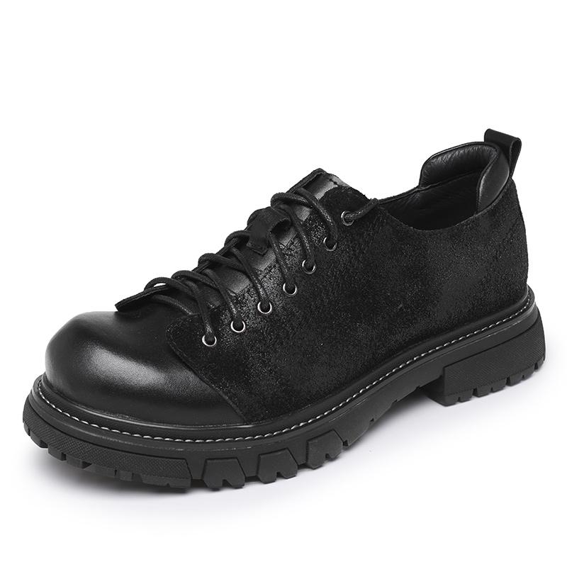 

Мужская обувь из натуральной кожи на шнуровке, деловые туфли на резиновой подошве, деловые туфли для офиса класса люкс, новые повседневные свадебные туфли 45 чёрный