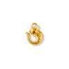 5 Pcs 304 Stainless Steel Tail Connection Hook Clasps 18k Gold Plated Fish Dragon Head For Diy Necklace Bracelet Charm Jewelry