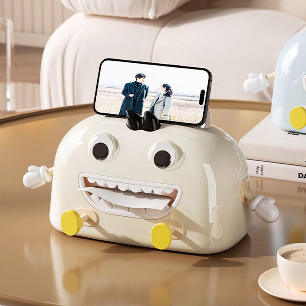 Non-slip Cartoon Tissue Box Cute Napkin Container Cartoon Paper Towel  Dispenser  Bedroom