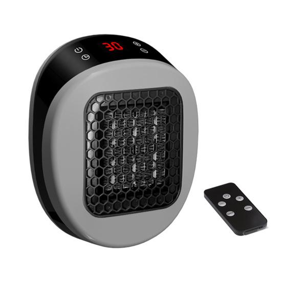 Wall-Mounted Space Heater with Adjustable Thermostat & Timer Quick Warmth Electric Heaters Portable Plug-in Room Heater for Bathroom Bedroom