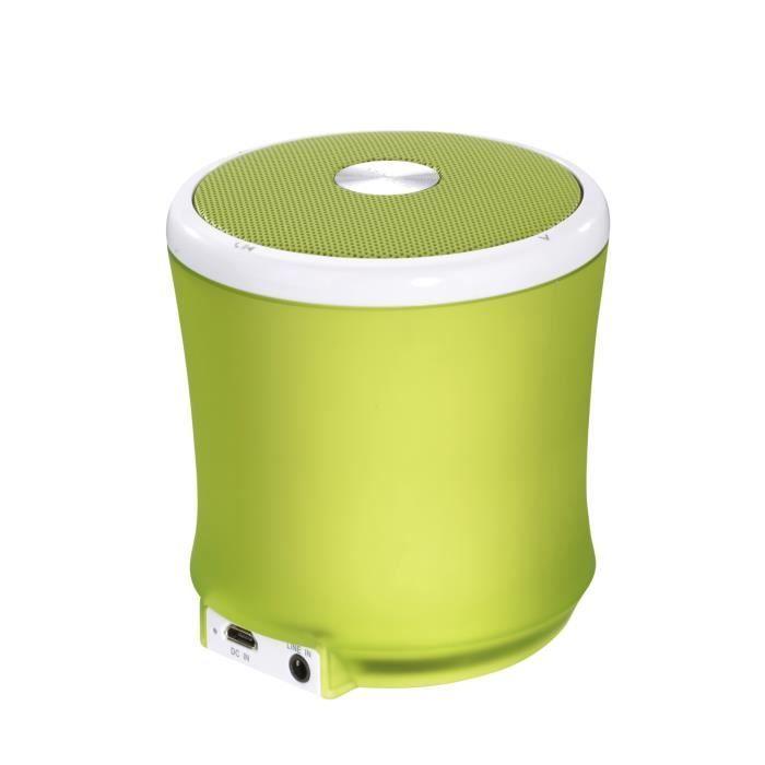 Enceinte portable - terratec - 145357 - bluetooth - 1-voie - vert