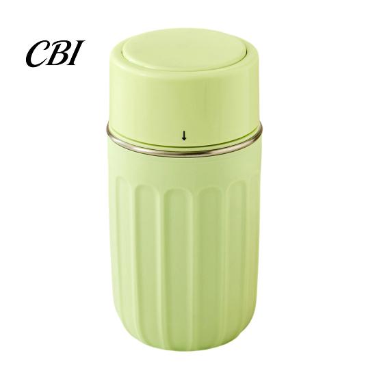 Press And Release Ice Mold 2-in-1 Cube Bottle, to Release, Stainless Steel Bottle Quick Tray Design, Portable Leakproof Maker for Home Camping