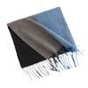 Winter Plaid Color Blocked Imitation Cashmere Scarf for Men High End Versatile Warm Shawl and Scarf