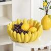 Creative Ceramic Fruit Plate High-End Dining Table Snack Dish Living Room Decorative Ornament for Coffee Table
