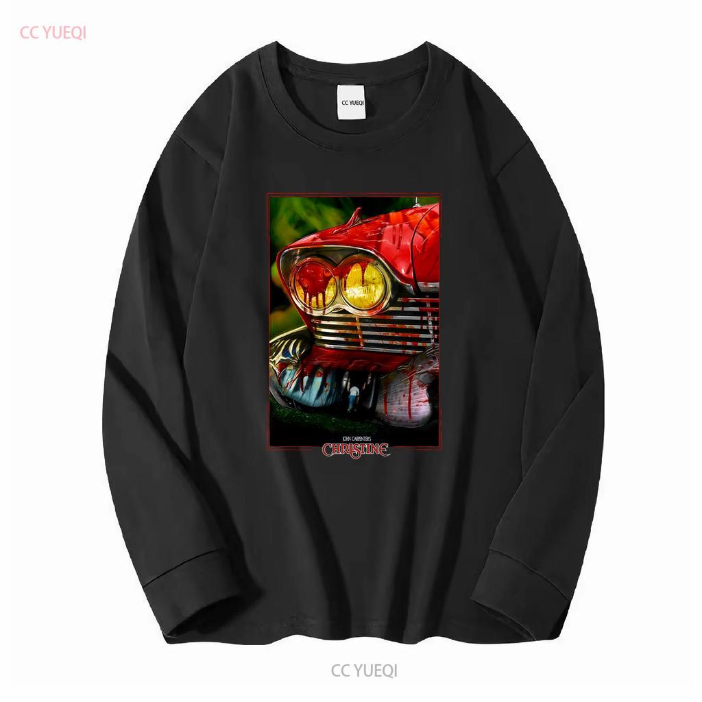 Halloween Stephen Kings Christine T Shirt Classic Horror Car Movie Fan 80s long or short sleeves vintage Washed Stylish Casual
