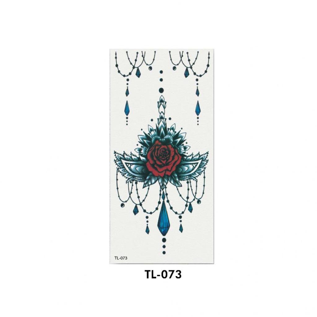 Cool Dream Catcher Rose Flower Nálepka na dočasné tetování Body Art Decal