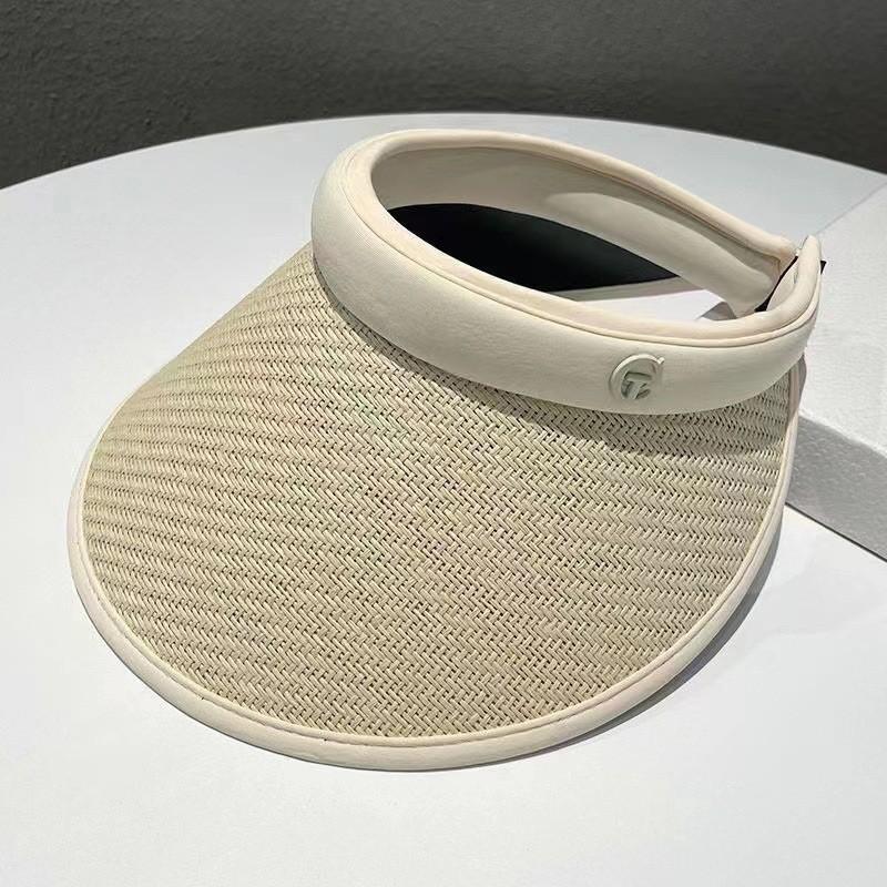 Large brim summer empty top summer UV protection sun protection hat female UV sun hat sun hat face cover UPF50 +