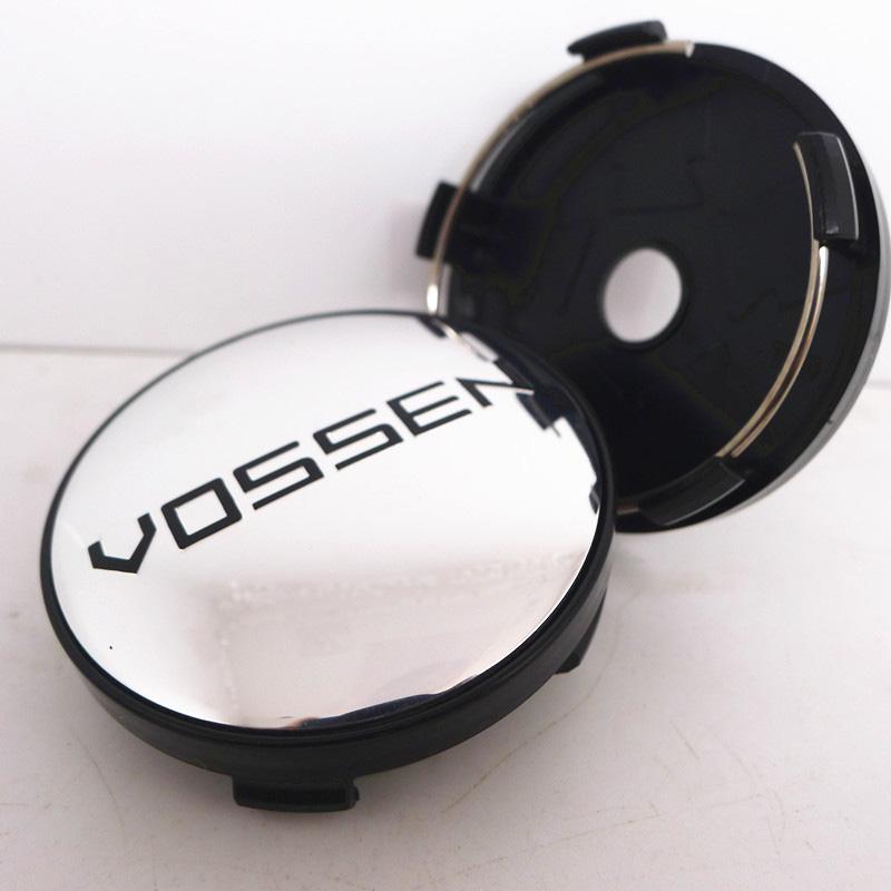 4 pezzi 60mm Coprimozzo Centrale Ruota Vossen Cerchi Auto Copertura Antipolvere Coprimozzi 56mm Emblema Accessori Styling Auto