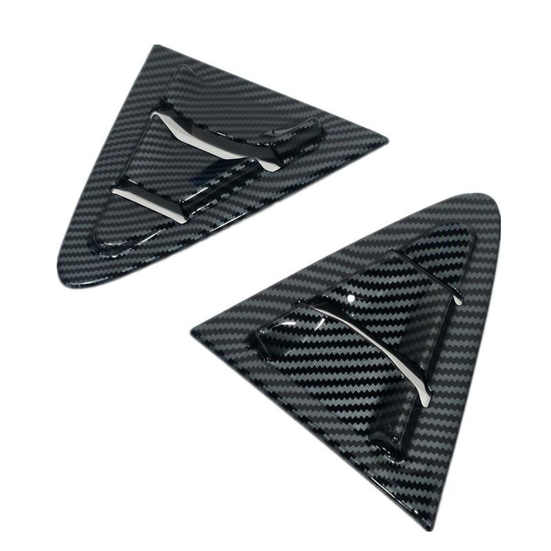 For Toyota Corolla Sedan      Car Rear Window Louver Shutter Cover Scoop Side Vent Trim Windshield Cover