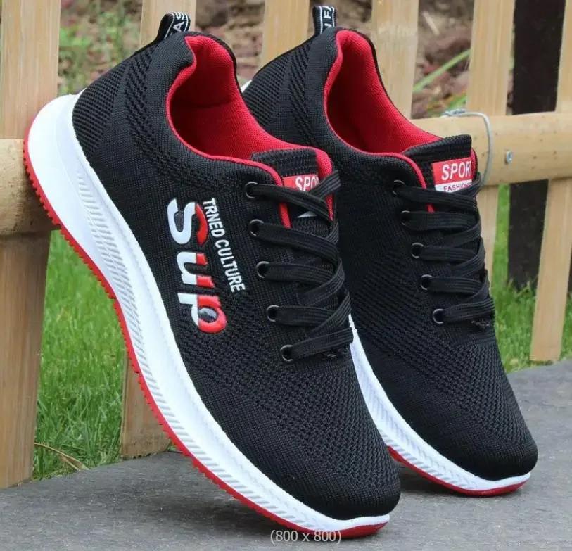 Men's Sneakers Outdoor Sports Comfortable Knitting Mesh Breathable Running Male Casual Men Sport Shoes for Men 2024 New