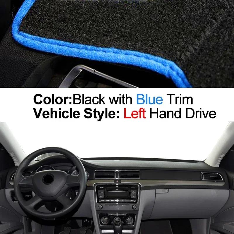 Car Dashboard Cover Non Slip Pad For Skoda Superb 2 B6 3T 2009 - 2015 Dash Mat Sun Shade Pad Anti-UV Cushion 2014 2013 2012 2011