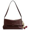 COACH Chelsea Natural Grain Cow Leather Shoulder Bag Large Women's Maple Brown CDS58-B4MPL