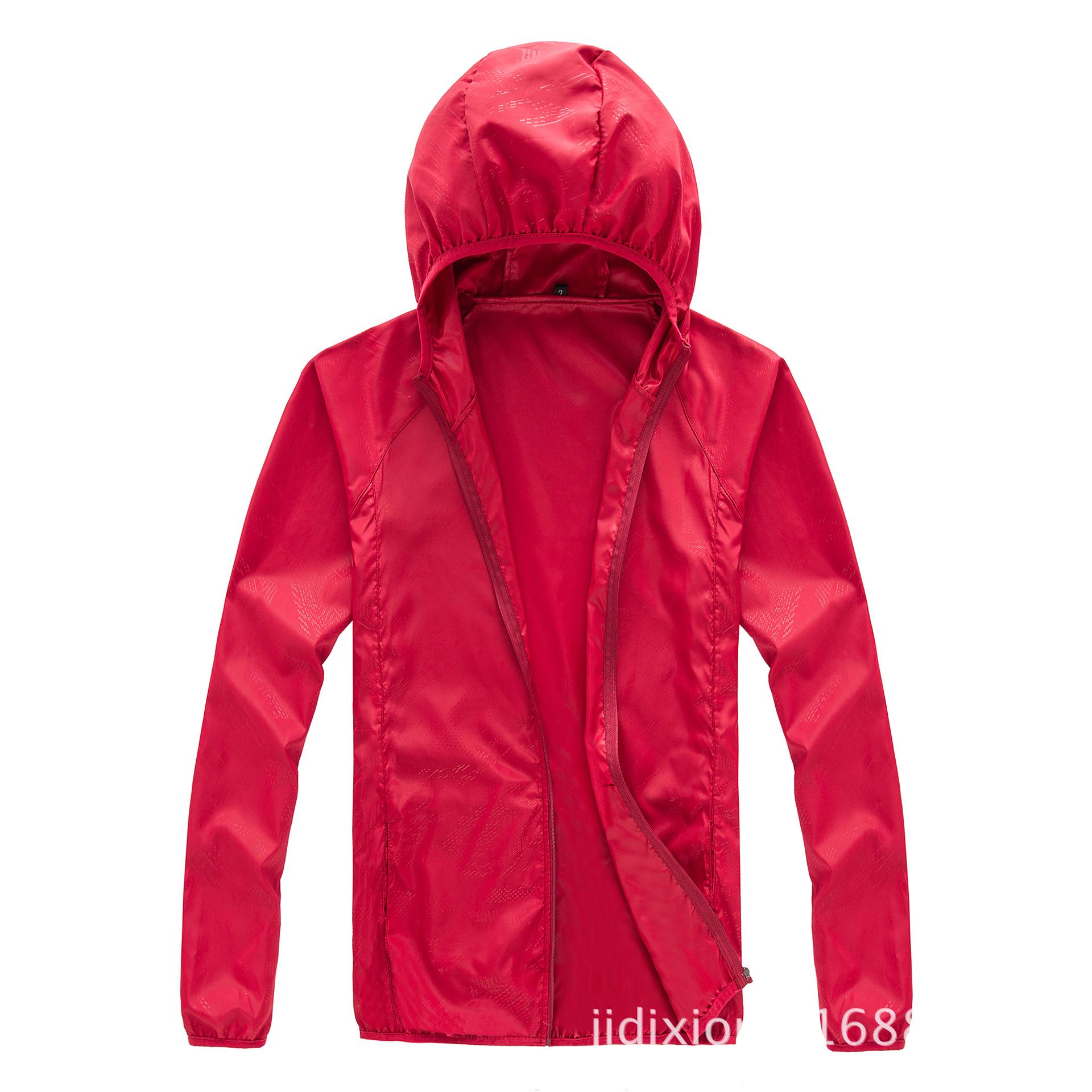 

Унисекс Водонепроницаемая Солнцезащитная Куртка для Альпинизма и Рыбалки с Нанесением Логотипа XXL красный