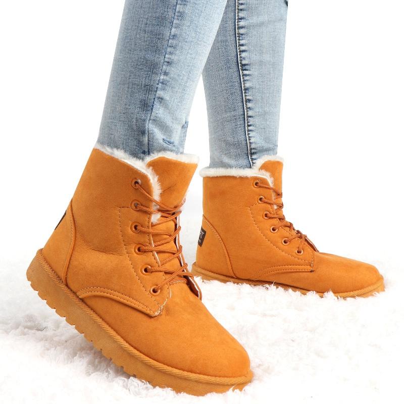 Botas de invierno para mujer Botas de nieve de ído clásico Zapatos de  felpar y abrigo Plus Size 35-43 comprar a buen precio — entrega gratuita,  reseñas reales con fotos — Joom