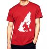 Basic T Shirt Minimalist Oneck Workout Tshirt Unisex T Shirts Short Sleeve Lightweight Tee Wolf Howling With Sword Vintage