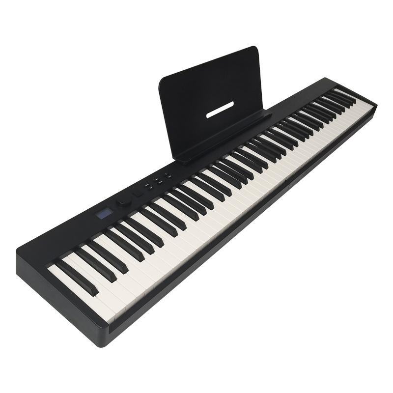 Professional Midi Grand Electronic Digital Piano Model U-Stand Plastic Organ with Headphones for Kids 123*21.5*6cm