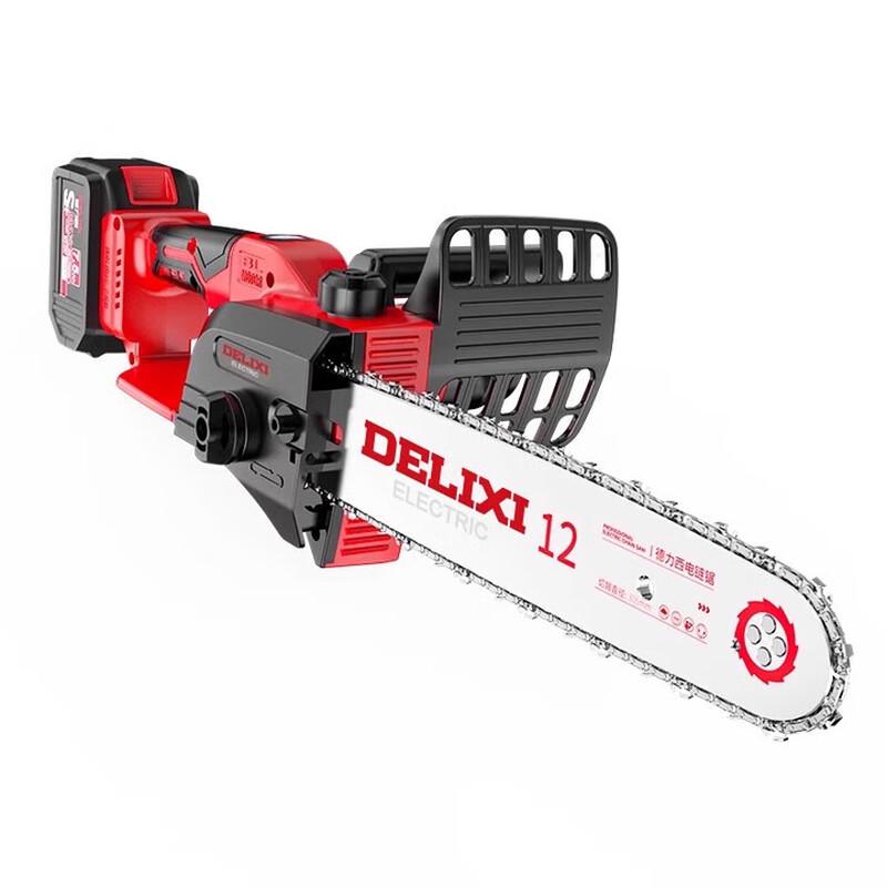 DELIXI Cordless Electric Chainsaw CN Plug (adapter Included)