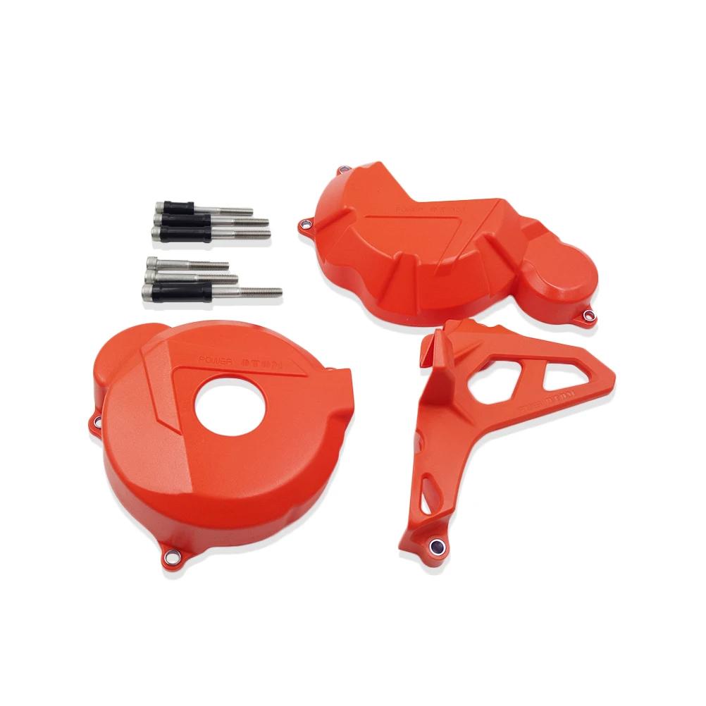 OTOM Motorcycle Clutch Cover Engine Protective Front Sprocket Cover Ignition Cover for ZONGSHEN CB250-F Engine AVANTIS KAYO BSE