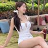 Korean Girl Small Fresh Swimsuit Female Sexy One-piece Triangle Slim and Thin Ins New Hot Spring Swimsuit