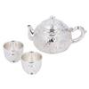 Zinc Alloy Tea Set Rustproof High Temperature Resistant Electroplated Vintage Tea Pot and Cup Set