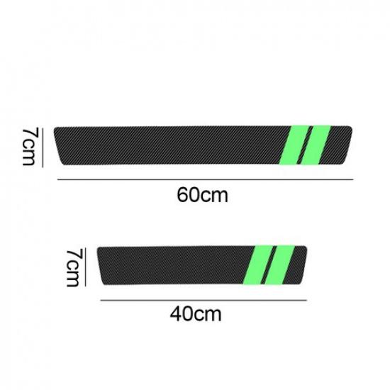 4x Car Accessories Door Plate Sill Scuff Cover Anti Scratch Protective Stickers