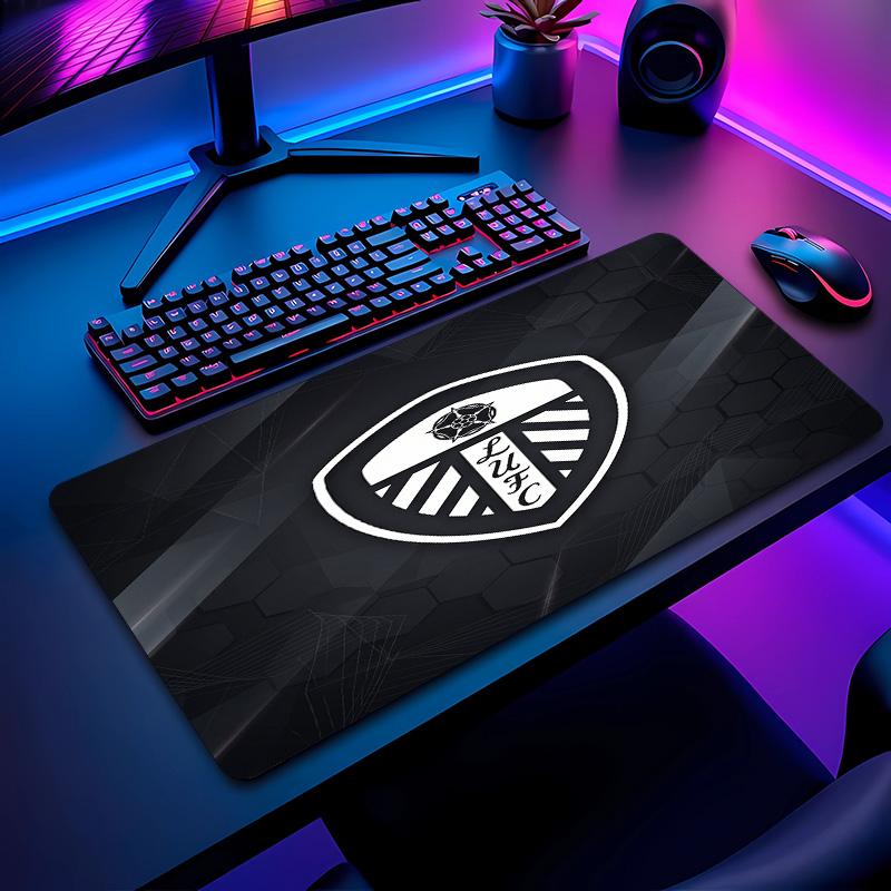 Leeds United Fußballmuster Mauspads Nicht?Rutschfestes Gummi-Basis Gaming-Mauspad Für Schreibtisch Büro Zuhause