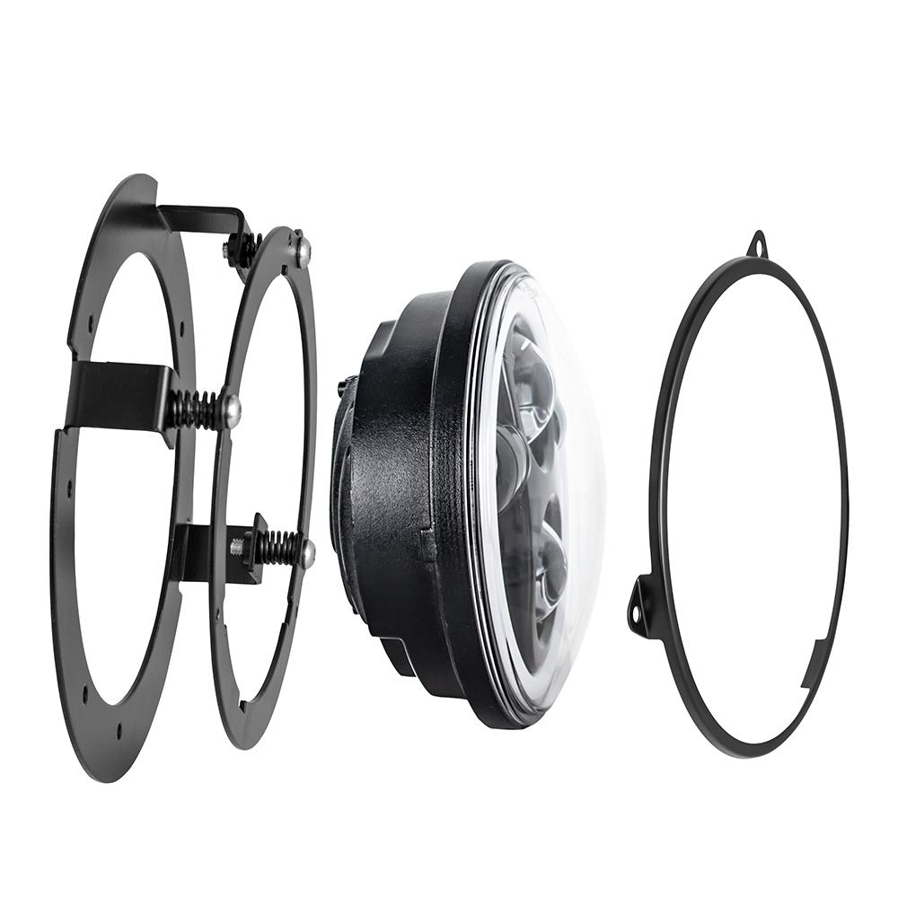 5 3/4" 5.75 inch Headlight Bracket Kit for Motorcycle and cars Ring Mount Brackets for 5.75 Inch LED Headlights
