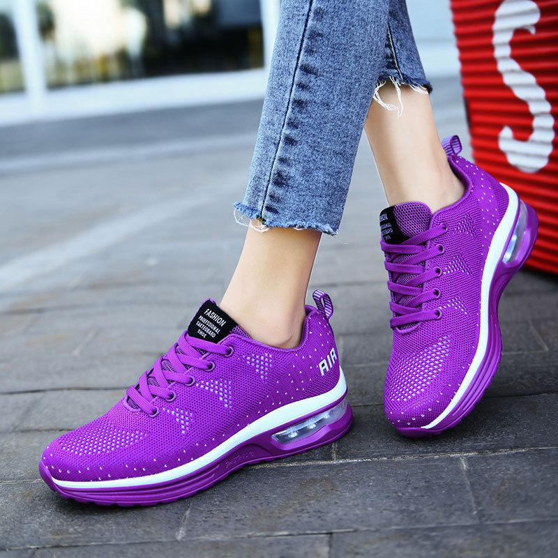 

Новые горячие спортивные кроссовки большого размера, легкие сетчатые дышащие повседневные кроссовки с воздушной подушкой 42