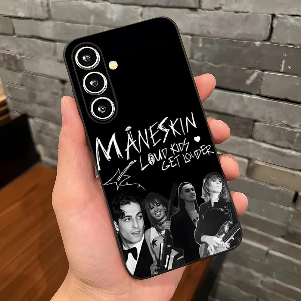 Rock Band M-Maneskin Phone Case For Samsung A25 A13 A33 5G A54 A36 A35 A56 A52 A14 Shockproof Soft Cover