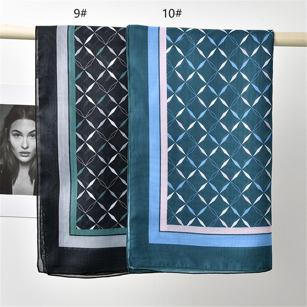 Malaysia Turban Wrap Cloth Convenience Head Scarf Lightweight Square Neck Scarf Soft and Breathable Neckerchief