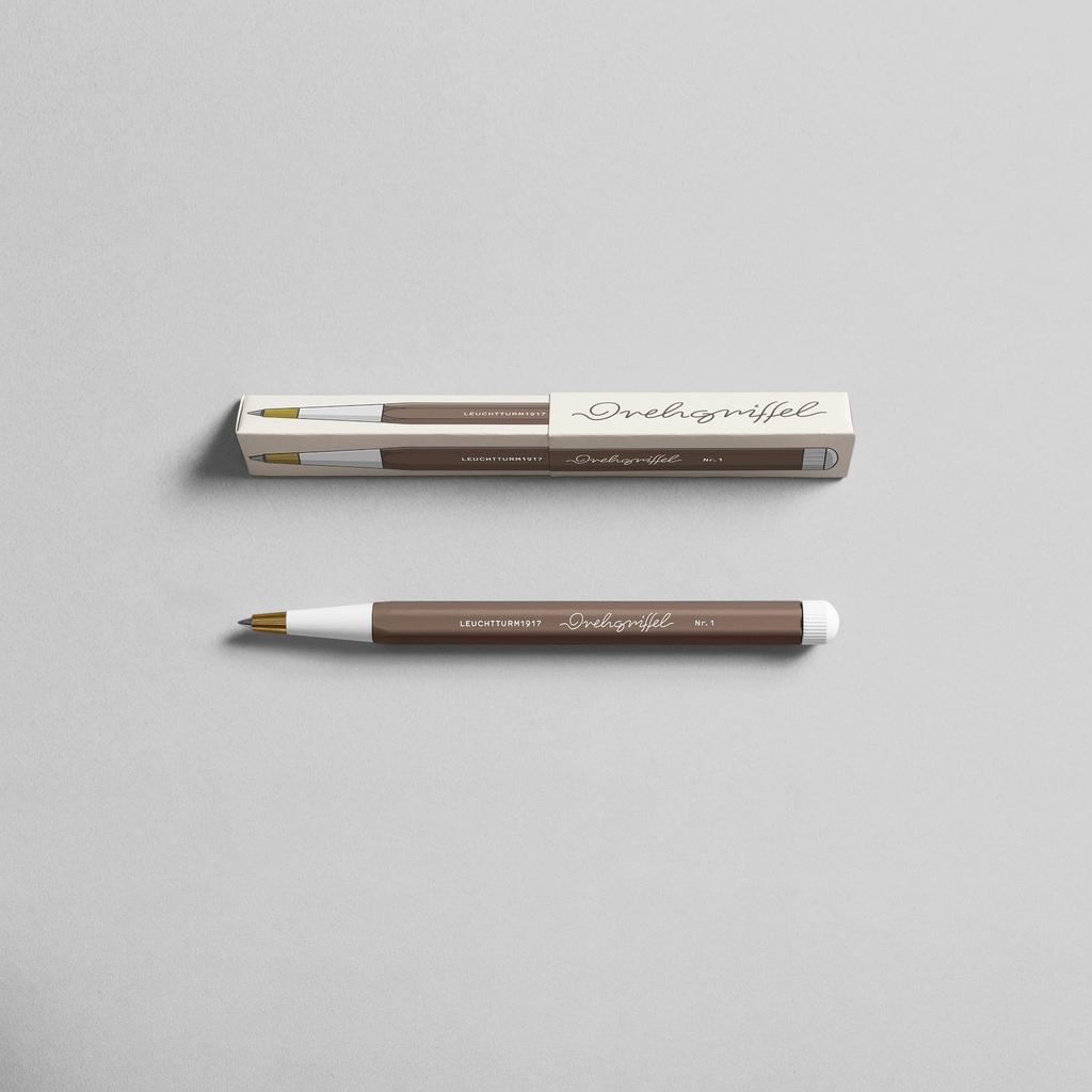 Leuchtturm Ballpoint Pen Dregriffle Bauhaus Royal Blue Black 366572 Imported Oil-Based 0.5 & (Genuine Product)
