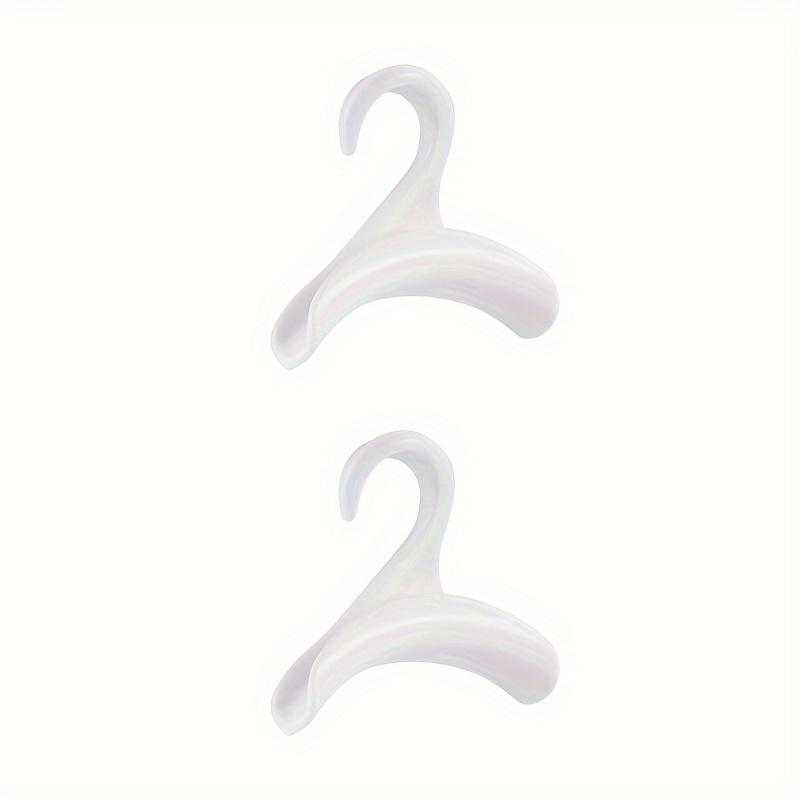 2-8pcs 360° Rotatable Hooks - No Drill Storage for Ties, Belts, Purses. Multifunctional & Space-Saving! 2pcs