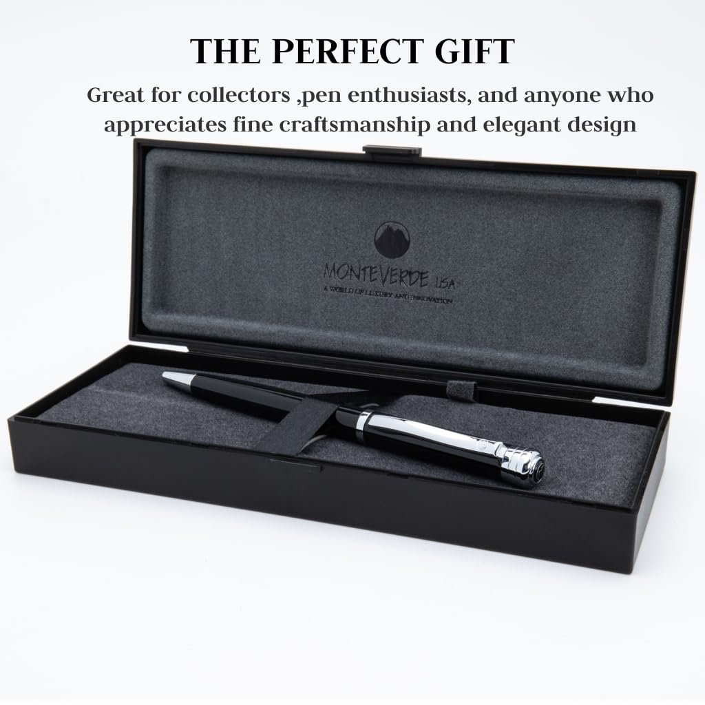 Monteverde Strata Ballpoint 1919748 Pen, Black,