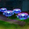 200LED LED Solar Fireworks Lights Outdoor Grass Globe Dandelion Lamp for Garden Lawn Landscape Lamp Holiday Light