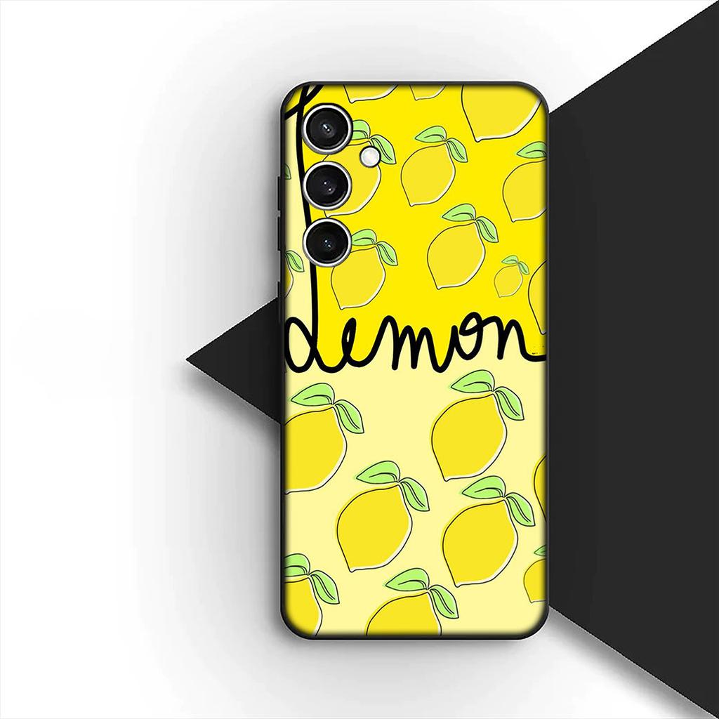 Cover for Samsung Galaxy A35 A36 A55 A26 A05 A06 A14 A50 A51 A53 A54 A12 A13 A23 Phone Case Mediterranean Lemon fruit Summer
