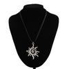 Bohemian Style Large Conch Mermaid Pendant Choker Drawstring Tie Sunflower Collarbone Necklace
