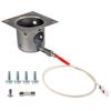 Thick Metal Fire Container Offering Heat Security For Outdoor Barbecue Cooking Accessories
