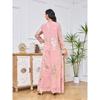 Middle East Spring New Arrival Bronzing Gem Fashion Robe Dubai Turkey Containing Belt Pink Dress Dress