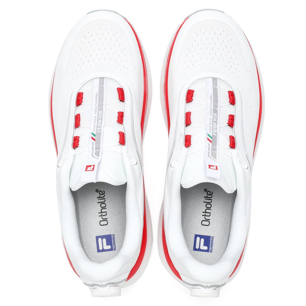 New FILA BOA NUVOLE 2 Breathable Low Top Running Shoes Men's Outstanding White A12M421105FBA