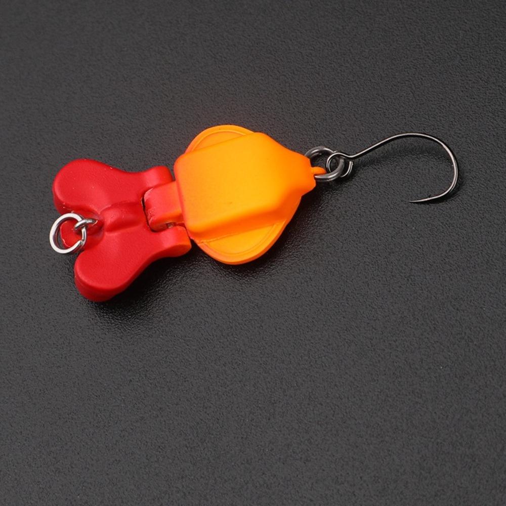 1Pcs Two sections 3D Fishing Lure 2g 2.9cm/6g 4.2cm Artificial Bait Durable Hard Squid Bait  Fishing