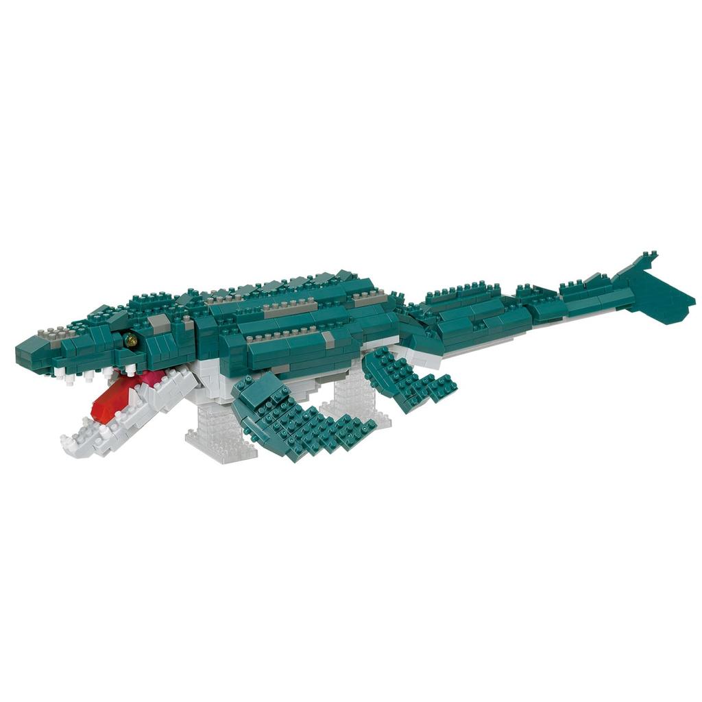 Kawada Nanoblock Dinosaur DX Mosasaurus X X 32cm Ages Interior Hobby 6.5 12.5 12+ NBM-053
