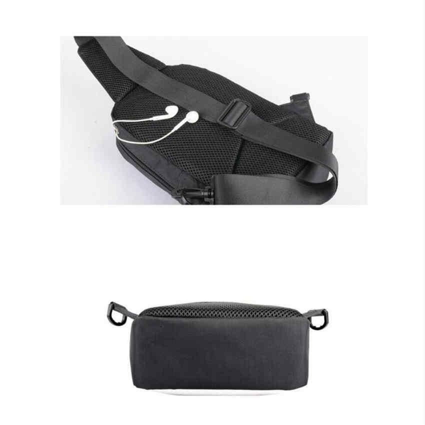 Men's Shoulder Bag Diagonal Cross-body Sports Oxford Cloth Chest Bag Student Messenger Bag