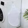 Wall Hanging Folding Laundry Basket Organizer Bathroom Dirty Clothes Mesh Storage Bag Household Basket Frame Bucket