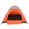 Outdoor 4 People Oxford Cloth Waterproof Tent Shelter for Camping  Travel Orange