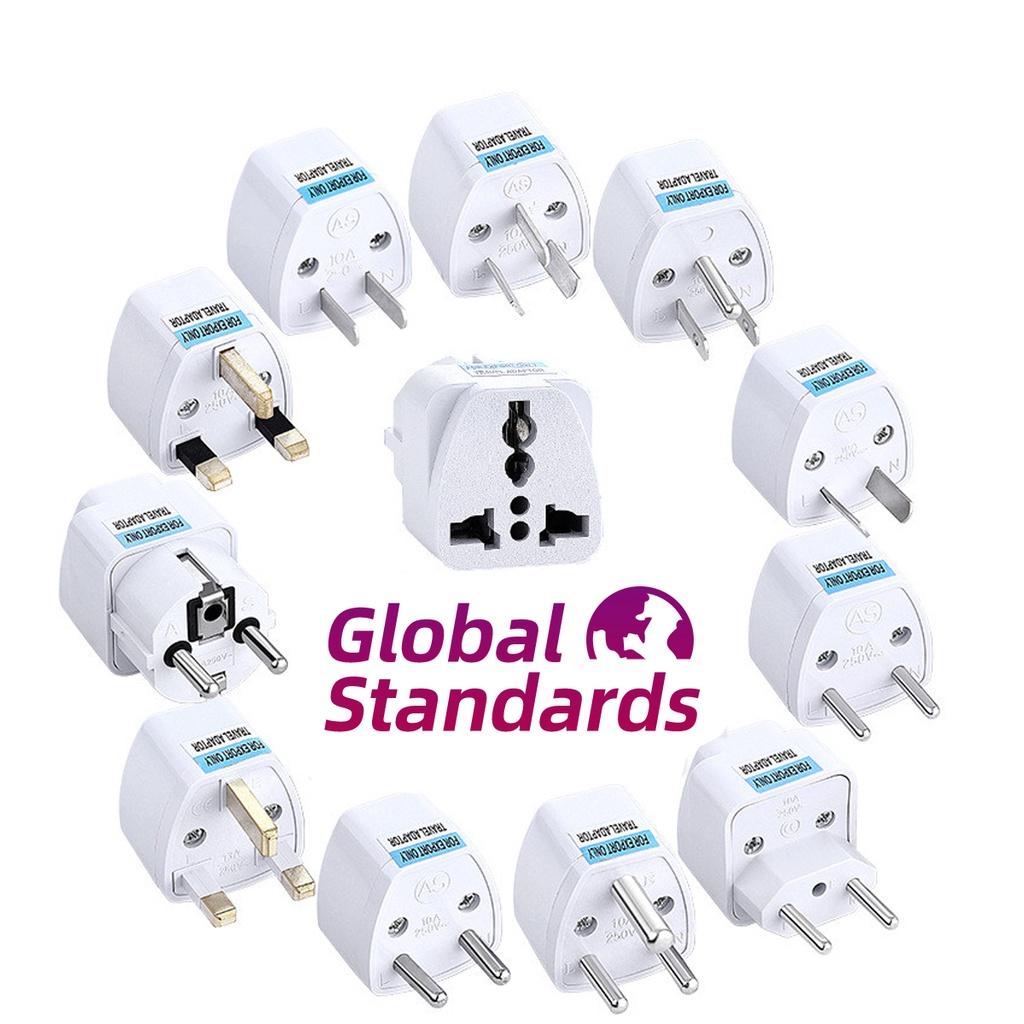 Fonken Global Standard Travel Power Adapter EU/US/UK/AU/GER/South Africa Socket Electrical Universal Plug Converter Power Charger