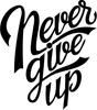 Printtoo Never Give Up Crafting Stamp Wooden Rubber Round Stamps Scrap-booking-2