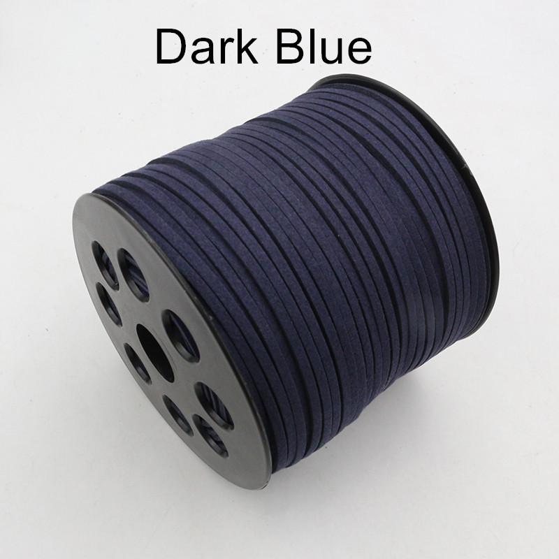 10m/lot 2.5mm Flat Faux Suede Braided Cord Korean Velvet Leather Thread String Rope For DIY Necklace Jewelry Making Supplies