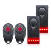 Extractme 108dB Anti-Theft Alarm Wireless Vibration Alarm with Remote Control Door and Window Alarm Ship Alarm Security System